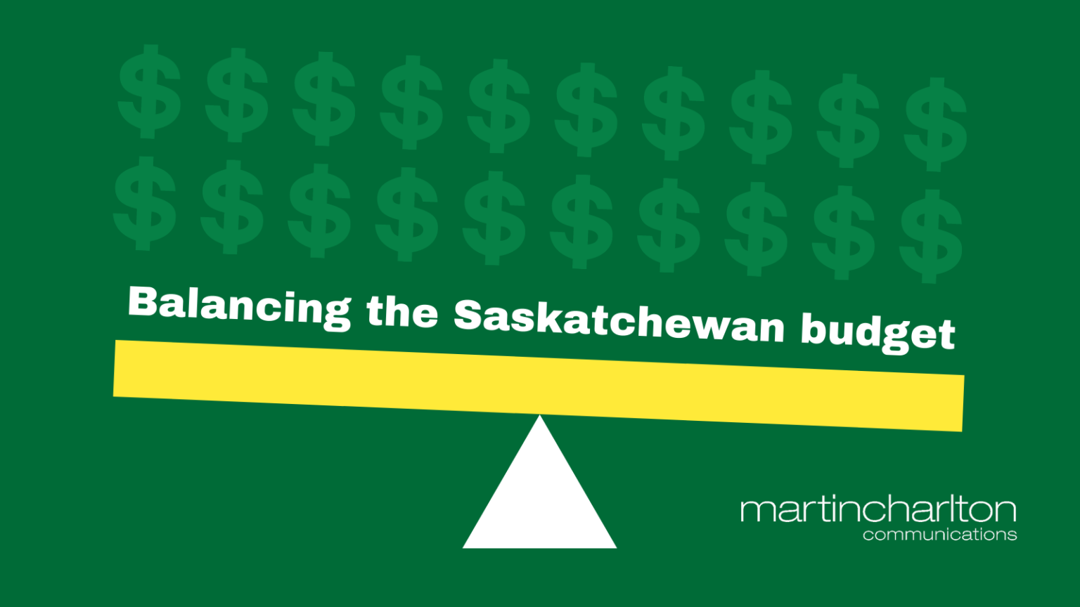 Saskatchewan budget 202223 needs balanced approach